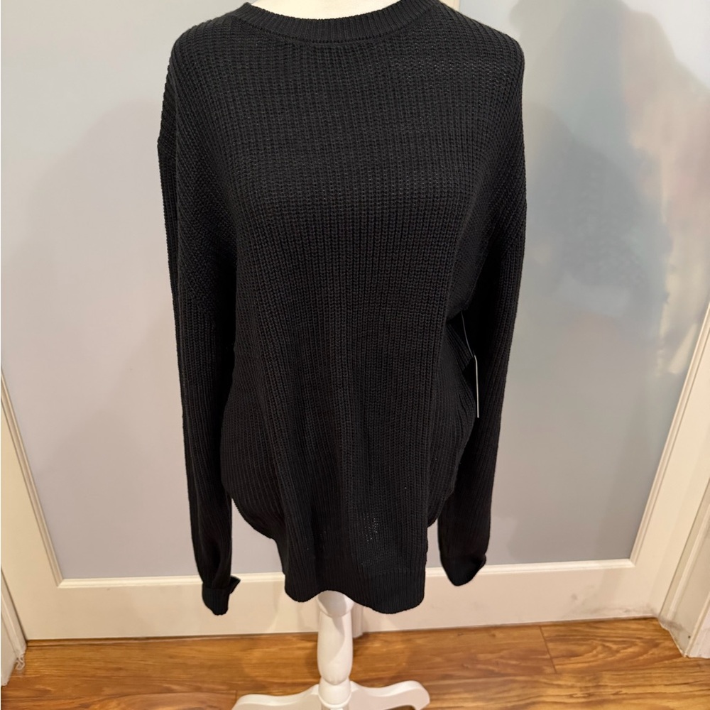 Super Massive Black Knit Sweater